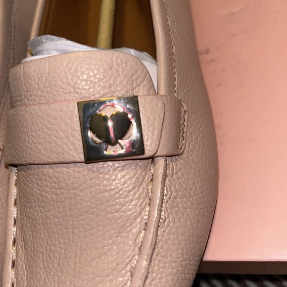 Kate Spade NY Camellia Pebbled Leather  Sz 9, New In Box. Pale Vellum - Picture 4 of 9